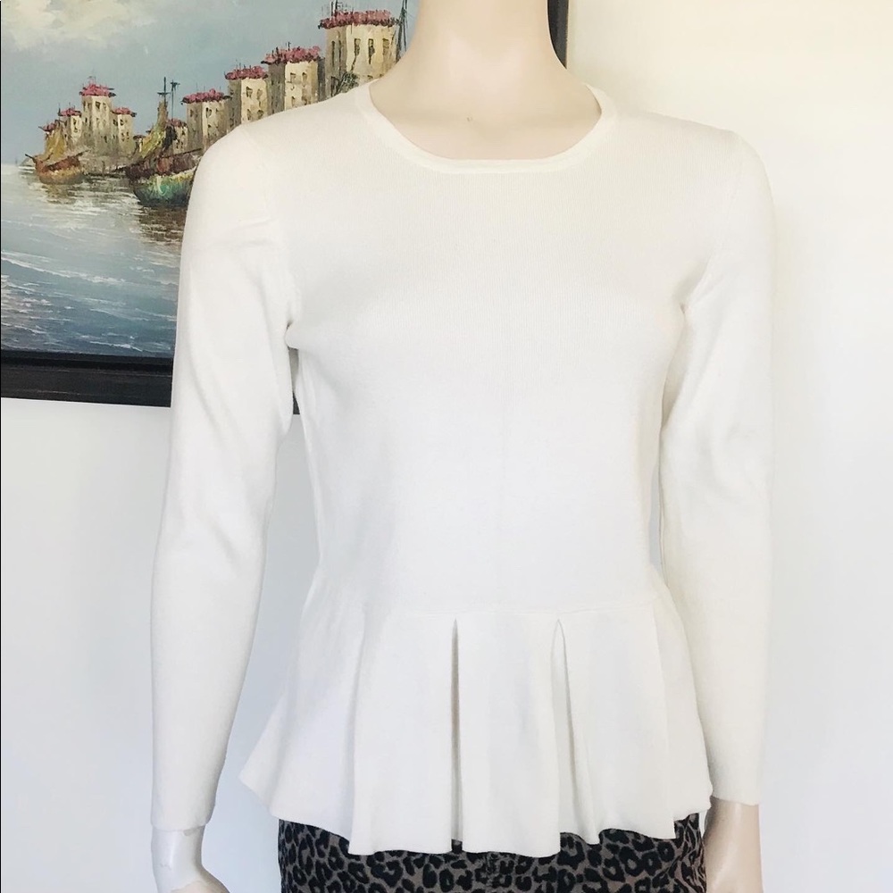 Banana Republic peplum knit